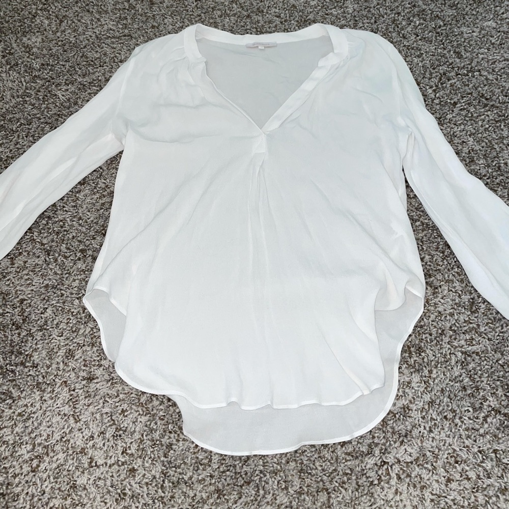 White long sleeve blouse